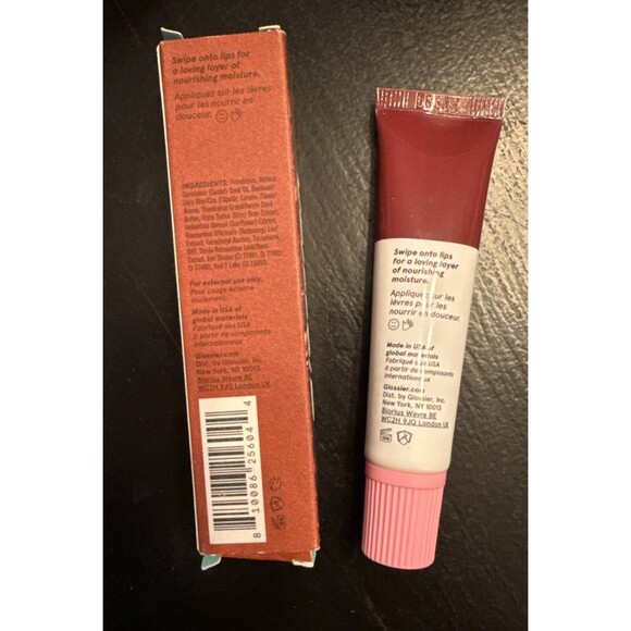 Limited Edition GLOSSIER Hot Cocoa Balm Dotcom BDC 0.5 fl oz/15ml BNIB - Picture 2 of 5